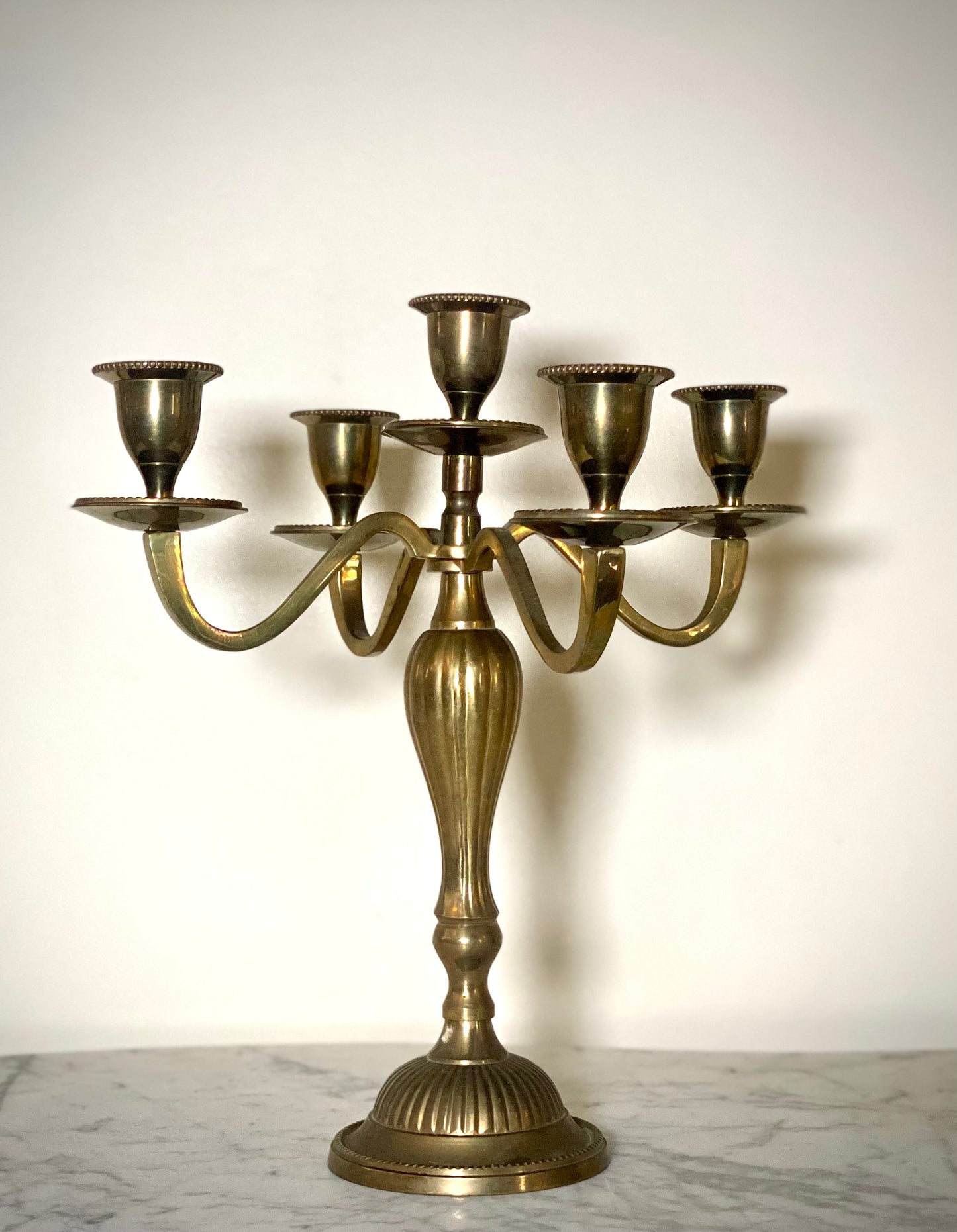 Vintage Brass Candelabra