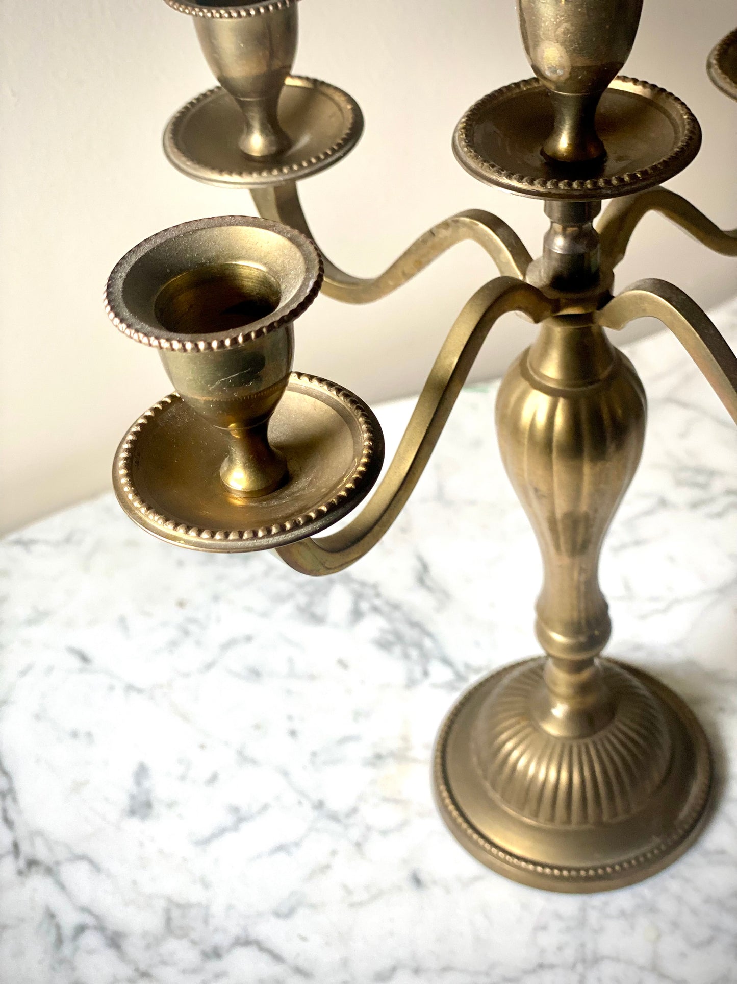 Vintage Brass Candelabra