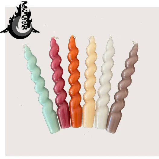 Spiral Taper Besswax Candle Set