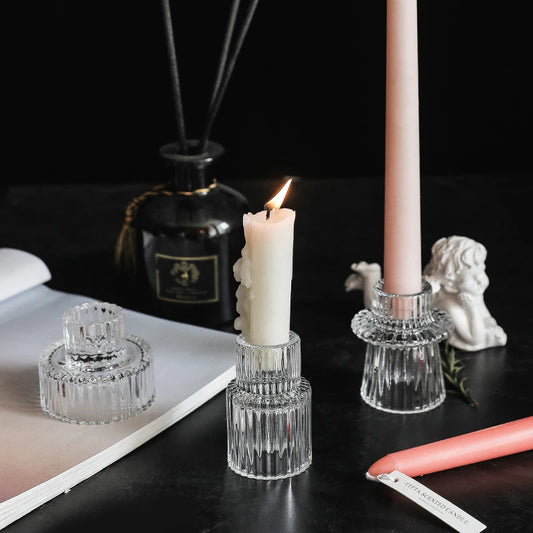 Glass Candlestick