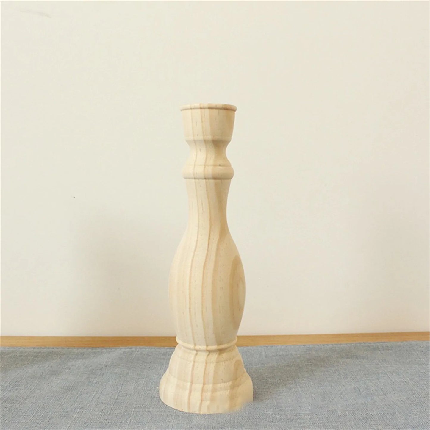 Wooden Candlestick