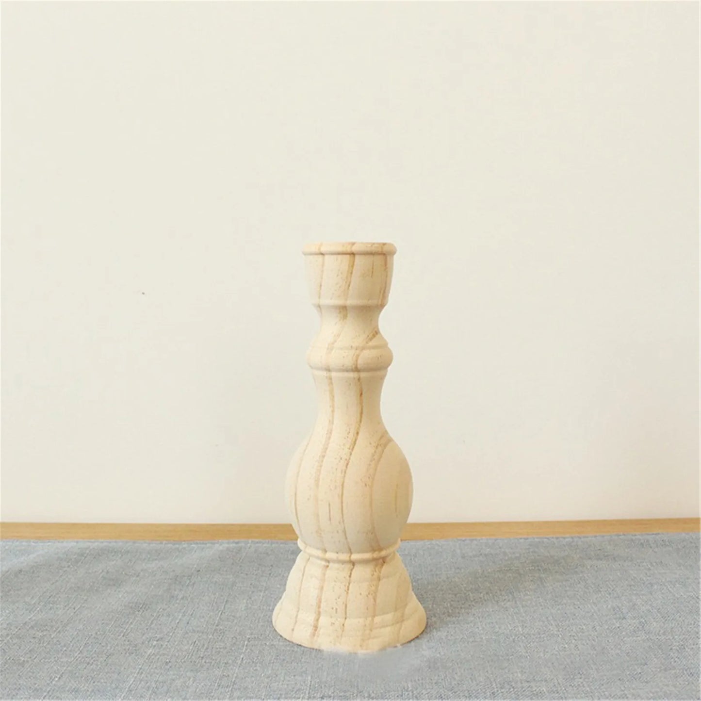 Wooden Candlestick